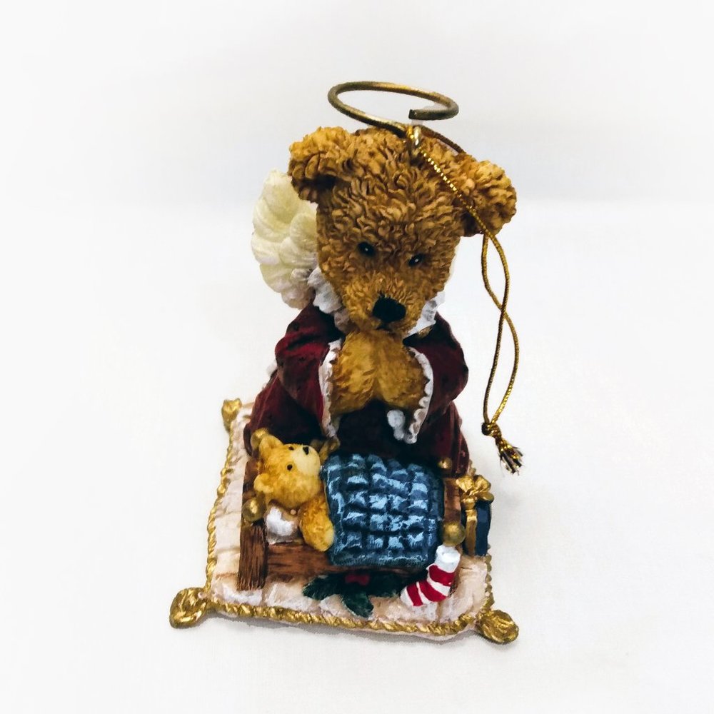 Resin Angel Bear with Teddy Tree Ornament-Noel Collections